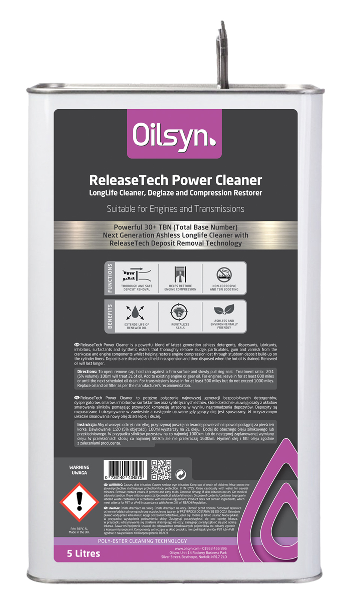 images Oilsyn ReleaseTech Power Cleaner - 5 Litres