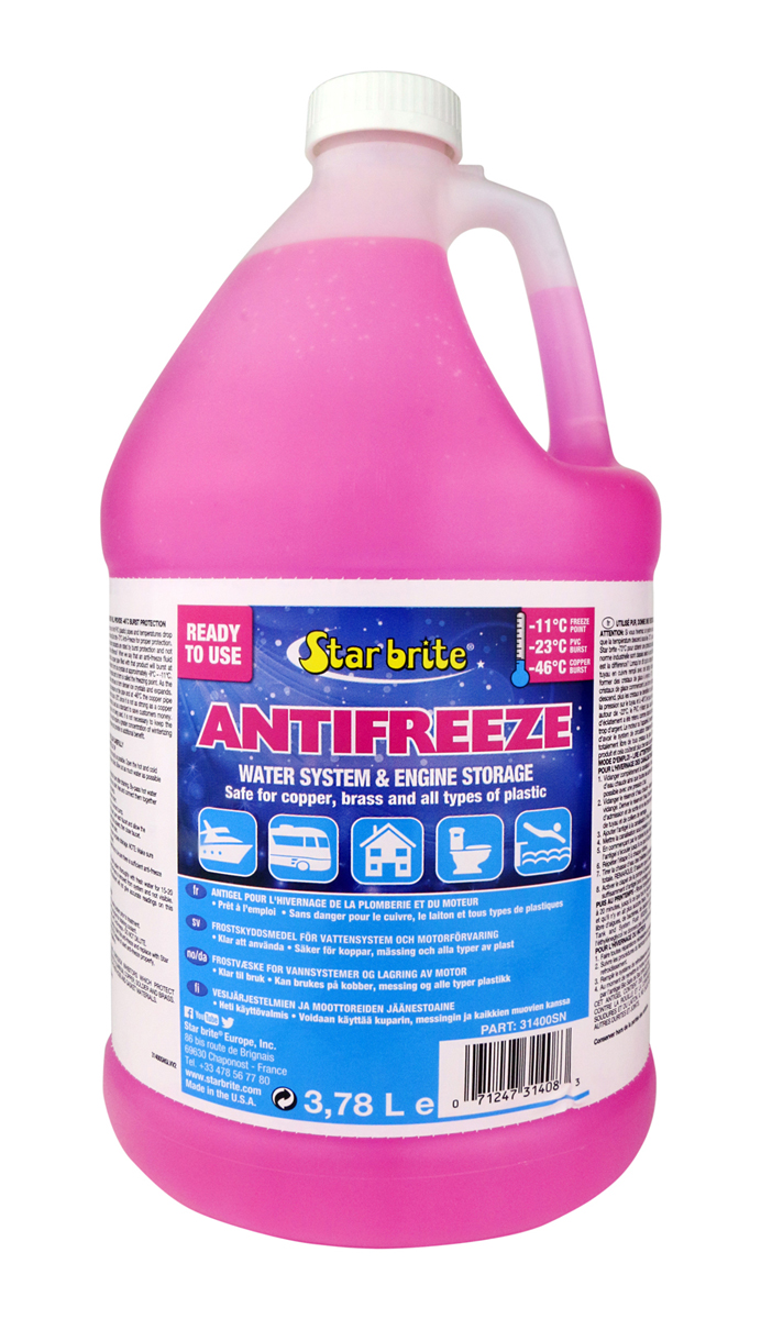 Star Brite -46°C Non-Toxic Premium Anti-Freeze - 3.790 Litres